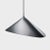 Mid-Century Modern Daniel Becker 'Emily I' Pendant Lamp in Anthracite for Moss Objects For Sale - Image 3 of 12