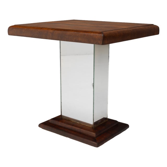 Mirrored Side Table, 1970s For Sale