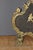 Louis XV style fireplace screen or fire screen in bronze with angel decoration, it rests on four curved feet, circa 1880,...