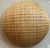Tan Late 20th-Century Nicely-Sized Contemporary Winnowing-Style Handwoven Bamboo Basket For Sale - Image 8 of 17