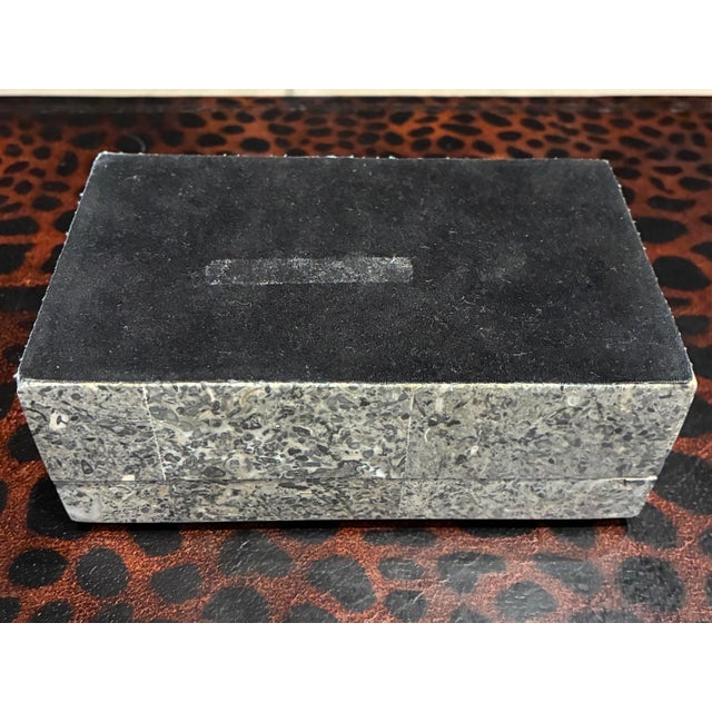 Tessellated Stone Jewelry Box From Maitland-Smith For Sale - Image 12 of 12