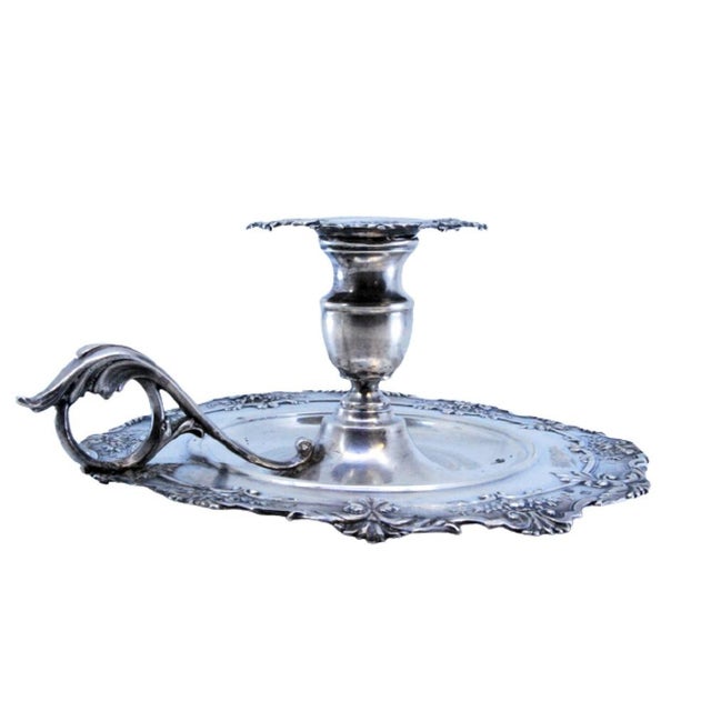 Silver Paddle with Embossed Floral Motifs For Sale - Image 10 of 10