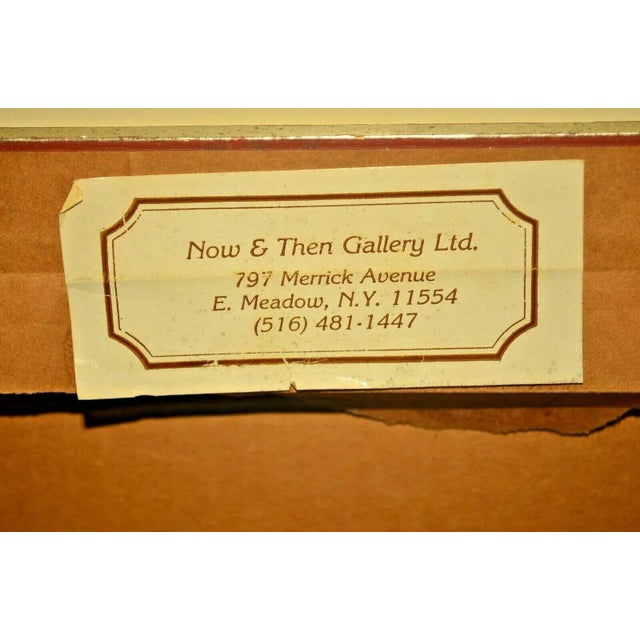 Georg Eisler Vintage Signed Semi Nude Female Figure Floral Still Life Interior Portrait Painting Dated 1982 For Sale - Image 10 of 12