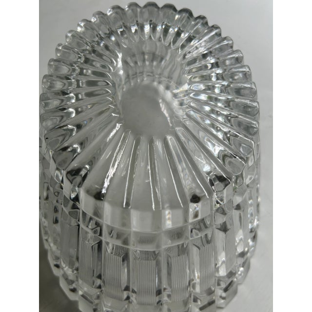 1970s Art Deco Crystal Dish For Sale - Image 4 of 5