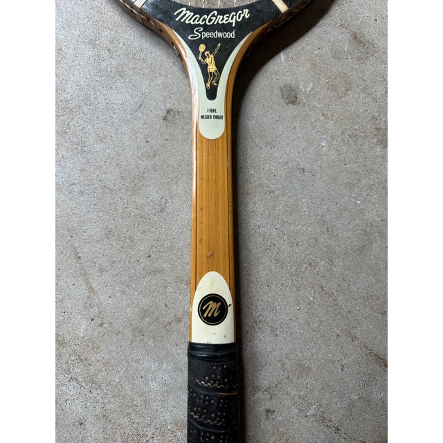 1970s Collection of Vintage Chemold and MacGregor Wooden Tennis Rackets For Sale - Image 5 of 12