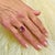 Natural Tourmaline White Sapphire Ring 7 14k W Gold 3.57 TCW Certified $4,950 218114 This is a one of a Kind Unique Custom...