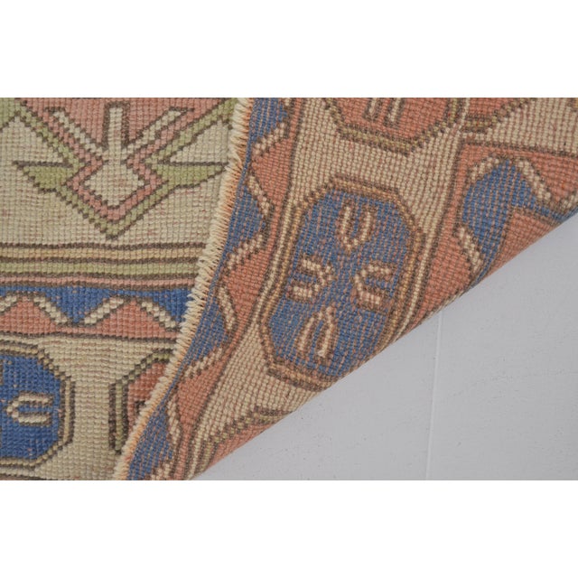 1960s Oushak Anatolian Kurdish Carpet For Sale - Image 4 of 10