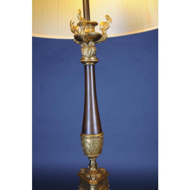 Empire Bronze Table Lamps, 1805, Set of 2 For Sale - Image 4 of 18