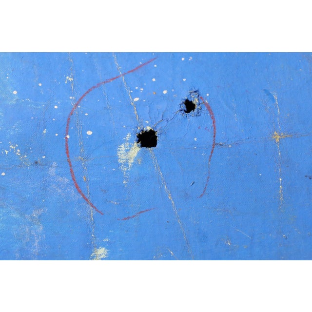 Monumental Josh Bayer Original Oil Painting on Canvas, "Done Sunset" 1997 For Sale - Image 9 of 12