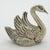 1960s Vintage Italian Silver 800 Swan Miniature Figurine, 1960s For Sale - Image 5 of 12
