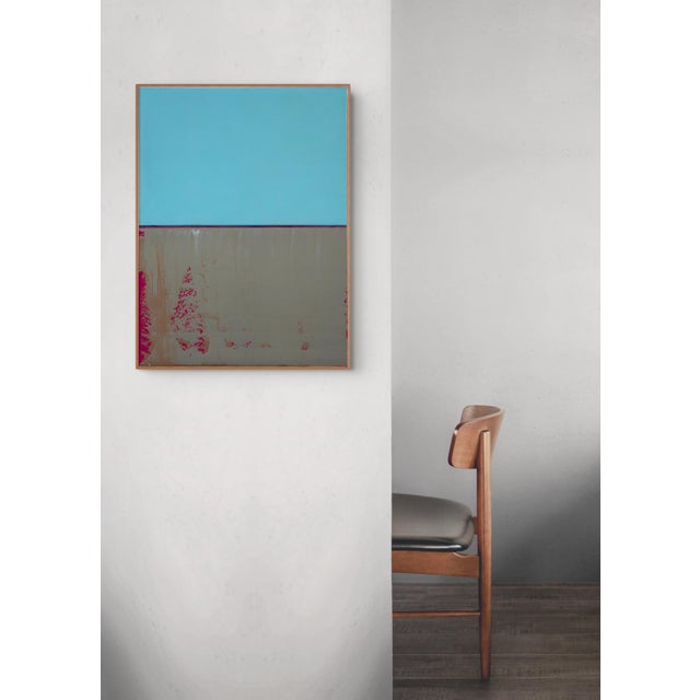 Abstract Contemporary Abstract Oil on Canvas/Wood "#1796" by Arvid Boecker For Sale - Image 3 of 8