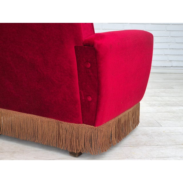 Danish Highback Armchair, 1970s For Sale - Image 15 of 18