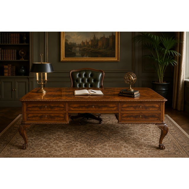 Antique Chippendale Desk, France, 1890 For Sale - Image 12 of 12