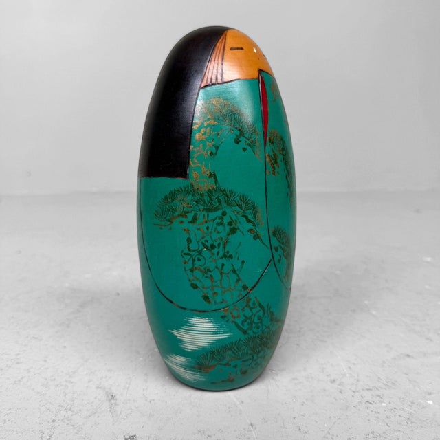 Vintage Japanese Sōsaku Kokeshi by Miyama Keiji, 1960s For Sale - Image 6 of 11