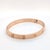 Early 21st Century Cartier Love Bracelet in 18k Rose Gold - Size 18 For Sale - Image 5 of 11