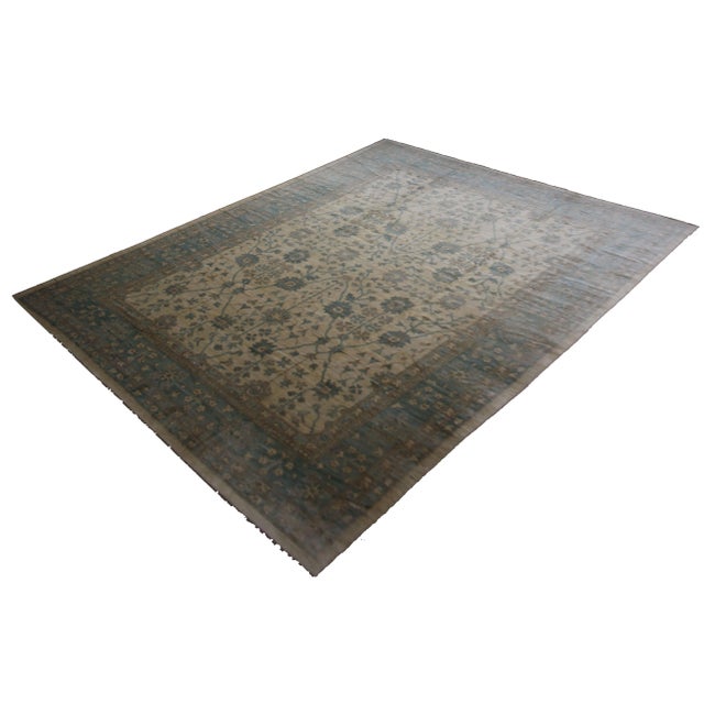 Oushak rugs, are woven in Western Turkey and have distinct designs, such as angular large-scale floral patterns. Most...