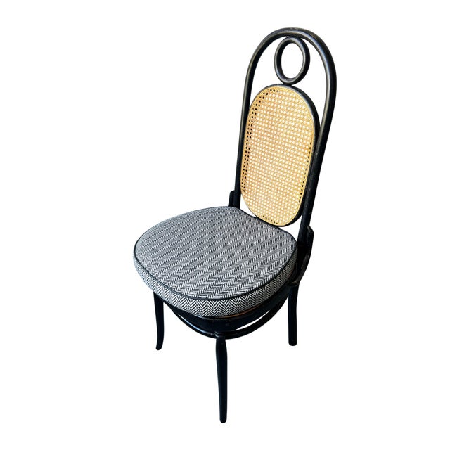 Mid-Century Modern Vintage Bentwood Chair, 1930s Italian Cafe Style, Thonet Design by Sautto & Liberale For Sale - Image 3 of 11
