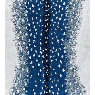 The House of Scalamandré Antelope Fabric, Midnight For Sale