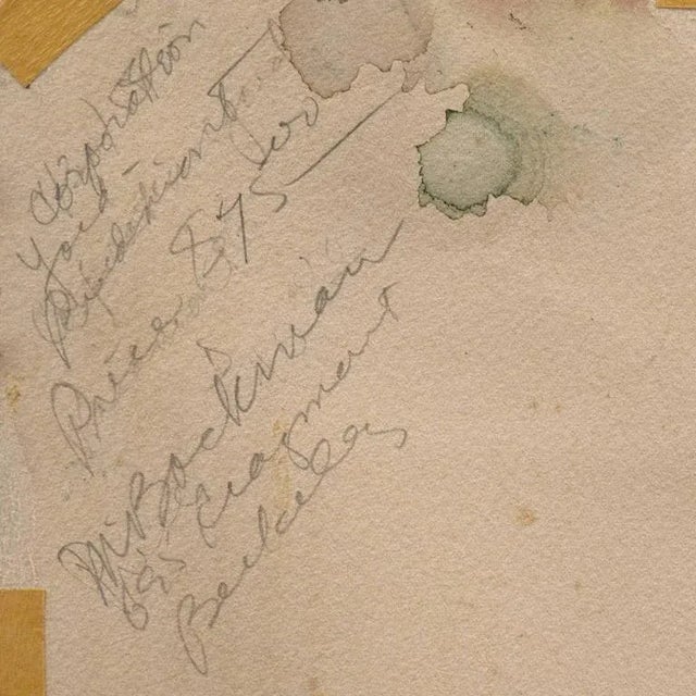 Saffron 'Corporation Yard' by Muriel Backman; C. 1960, San Francisco Public Library For Sale - Image 8 of 9