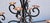 Black Monumental 13-Light Mexican Hand-Forged Wrought Iron Floor Candelabra – Spanish Colonial Hacienda Style, 65” Tall For Sale - Image 8 of 18