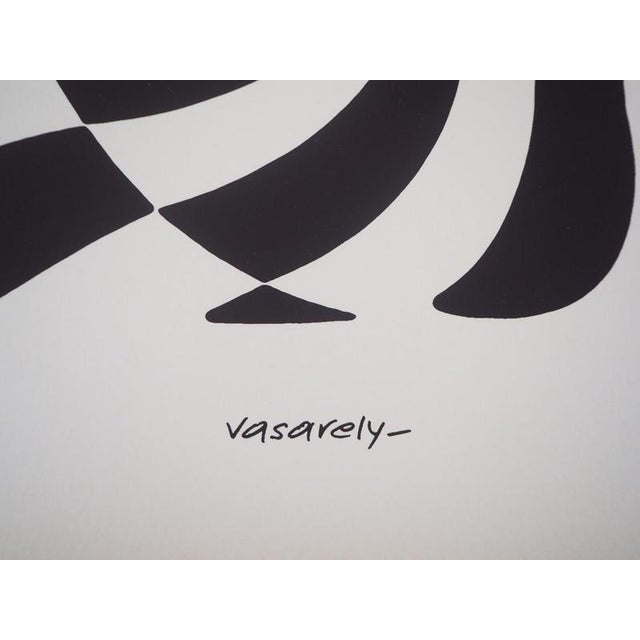 Victor Vasarely, Couple of Zebras, Screenprint For Sale - Image 6 of 7