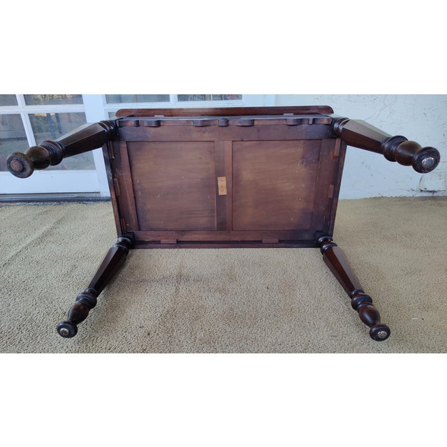 1920s Victorian Mahogany Spinet Desk For Sale - Image 14 of 15