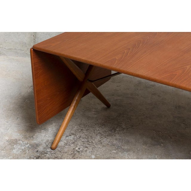 Vintage AT-309 Dining Table by Hans J. Wegner for Andreas Tuck For Sale - Image 10 of 16