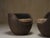 1950s Mid-Century Hand-Carved Lounge Chairs, 1950, Set of 2 For Sale - Image 5 of 13