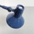 Metal Italian Mid-Century Modern Blue Metal Table Lamp with Clamp, 1970s For Sale - Image 7 of 8