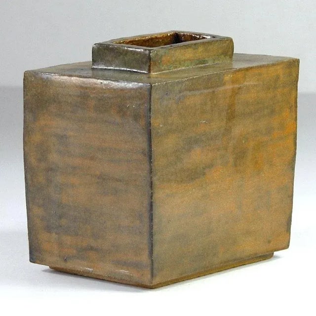 Large Brutalist Pottery Vase, 1960s For Sale - Image 6 of 10