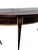 1980s Stickley Federal Style Demilune Mahogany Inlaid Yew Wood Hall Console Table For Sale - Image 9 of 18