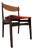 Teak and Orange Upholstered Chair by Erik Buch For Sale
