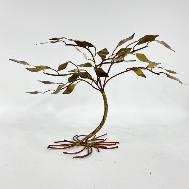 Brutalist Metal Tabletop Tree Sculpture Chairish