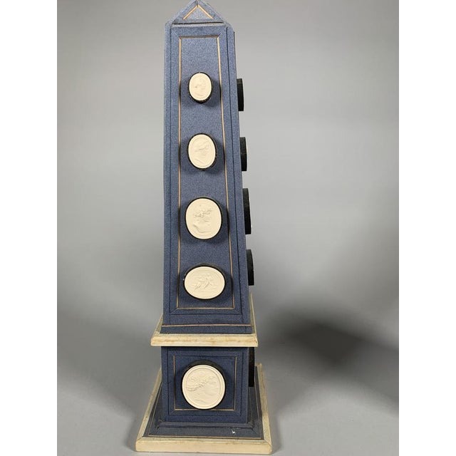 Antique Obelisks with Cameos, 1790 For Sale - Image 9 of 13