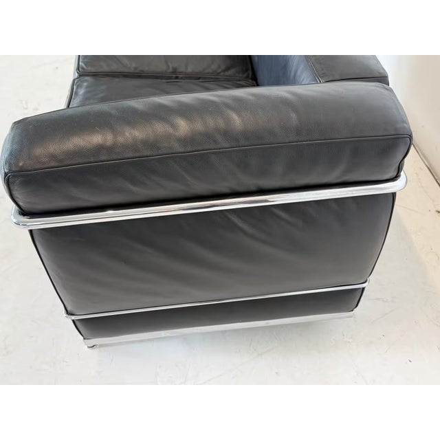 Leather LC 2 Sofa from Cassina For Sale - Image 6 of 11