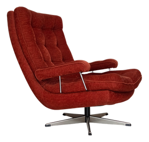 Swedish Swivel Armchair from Ulferts Möbler, 1970s