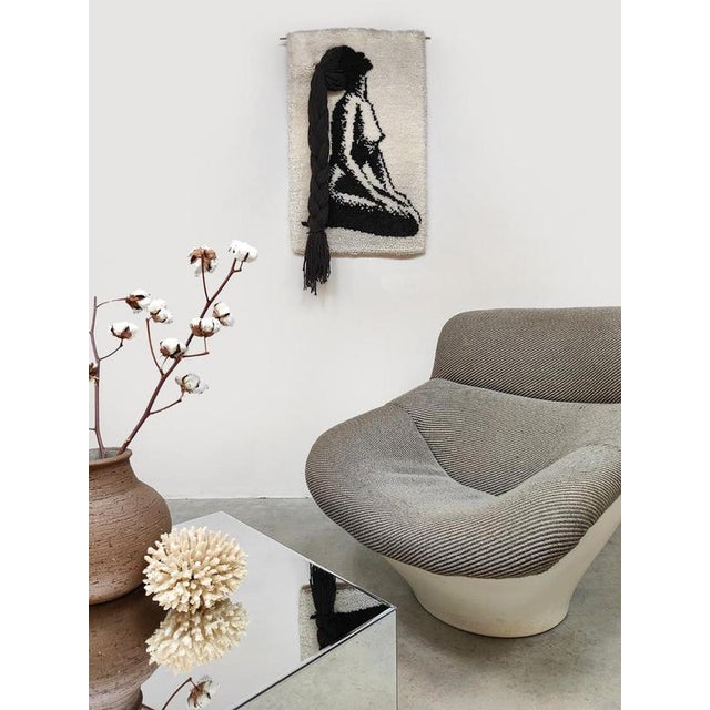 Vintage Smyrna Wall Art Tapestry, 1970 For Sale - Image 4 of 6