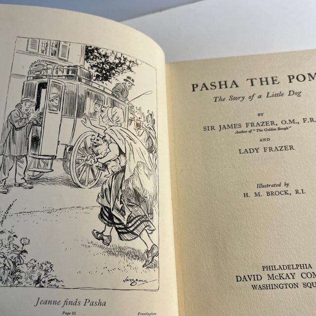 Illustration 1937 Pasha the Pom Book For Sale - Image 3 of 6