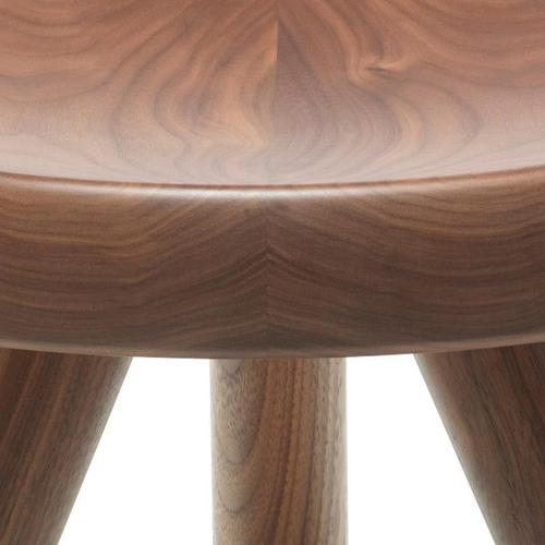 Cassina Mid-Century Modern Berger Wood Stool by Charlotte Perriand for Cassina For Sale - Image 4 of 12