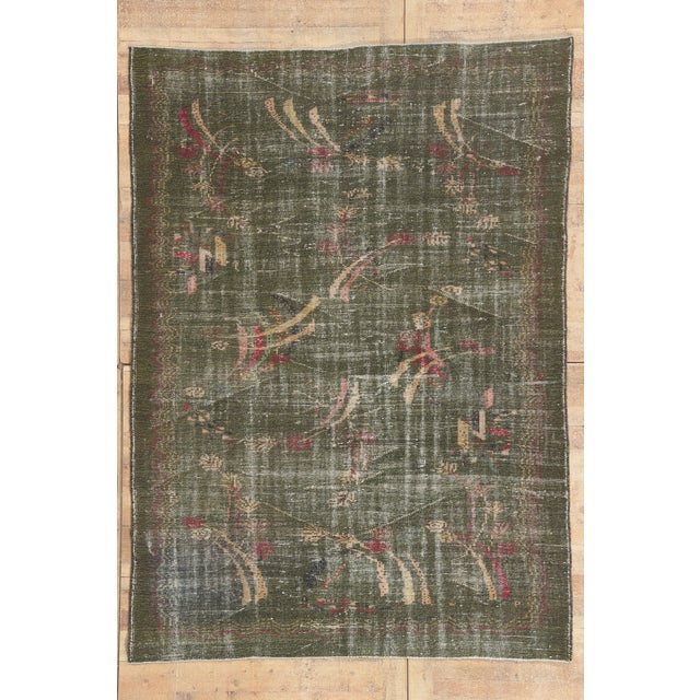 Zeki Muren Vintage Turkish Sivas Rug, 06'02 X 08'07 For Sale - Image 10 of 10