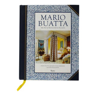 Mario Buatta 1st Edition Illustrated Book 50 Years of American Interior Decoration For Sale