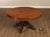 High Quality Antique American Made Round Oak Dining Table Featuring A Substantial 57 Inch Top With Rich Figured Grain And...