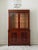 19th Century French Empire Walnut and Burlwood Display Cabinet, Library Vitrine #2 For Sale - Image 11 of 12