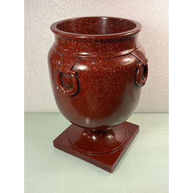 Traditional Early 20th Century Porphyry Urn For Sale - Image 3 of 7