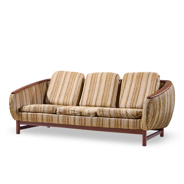 Mid-Century Modern R Huber Mid Century Teak Sofa For Sale - Image 3 of 9