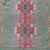 Mid 20th Century Geometric Medallion Vintage Turkish Tribal Kilim Flat-Weave Runner For Sale In Atlanta - Image 6 of 12
