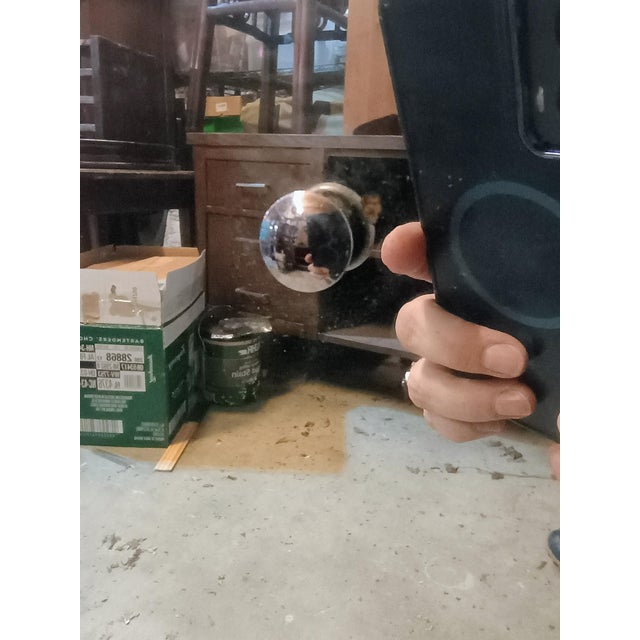 Hart Mirror Plate Company 1940s Hart Bevel Frameless Mirror For Sale - Image 4 of 8