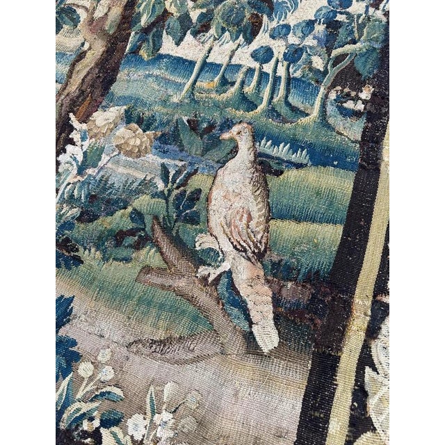 Antique Aubusson Tapestry, 1700s For Sale - Image 5 of 18