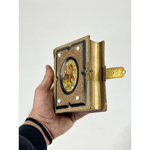 Mid 19th Century Antique Victorian Carte De Visite Photo Album For Sale - Image 5 of 12