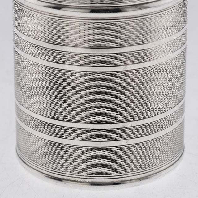 1950s 20th Century English Silver Travel Cocktail Shaker, 1950s For Sale - Image 5 of 12